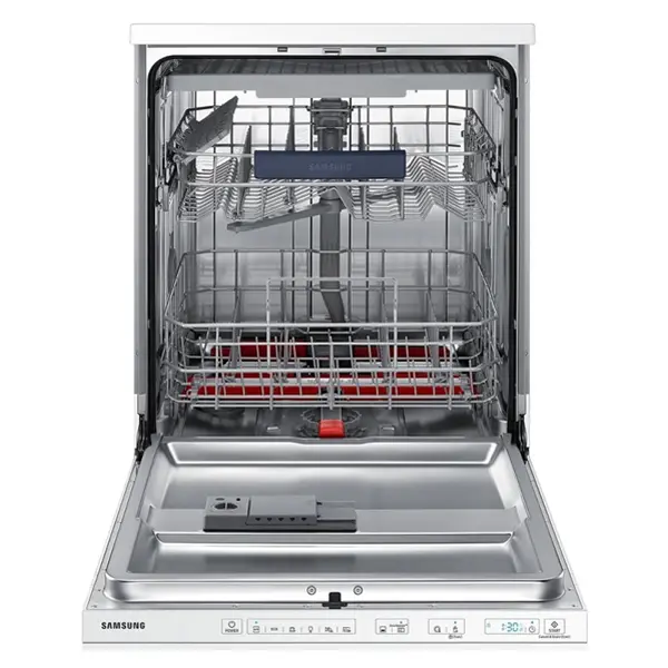 طراحی محفظه داخلی ماشین ظرفشویی سامسونگ DW60M9530FW رنگ سفید