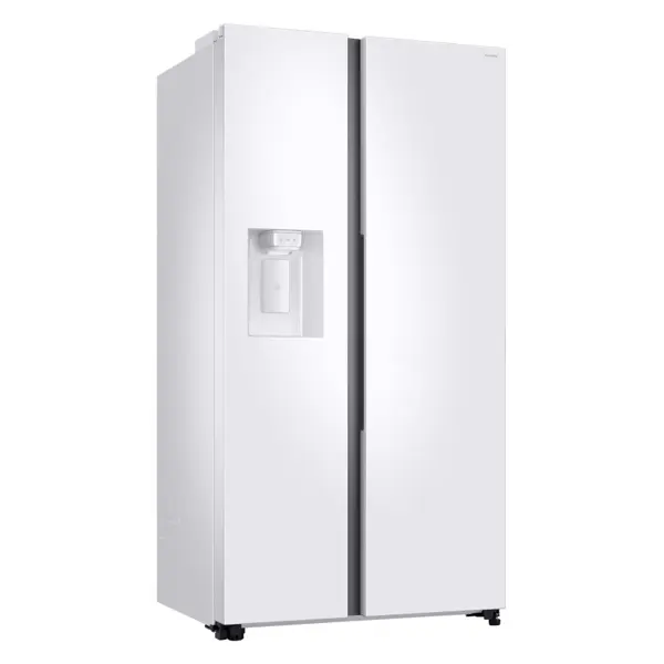 یخچال فریزر ساید بای ساید دو درب سامسونگ RS80DG5402WW رنگ سفید از نمای کنار