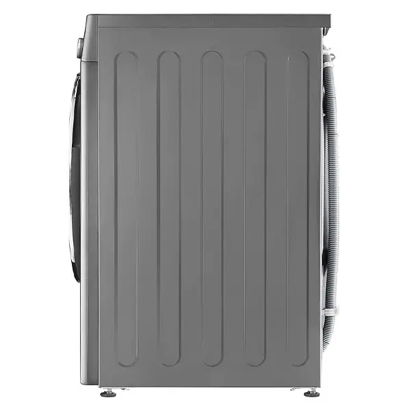 نمای بفل ماشین لباسشویی 10.5کیلویی ال جی F4V5RYP2T رنگ نقره ای 