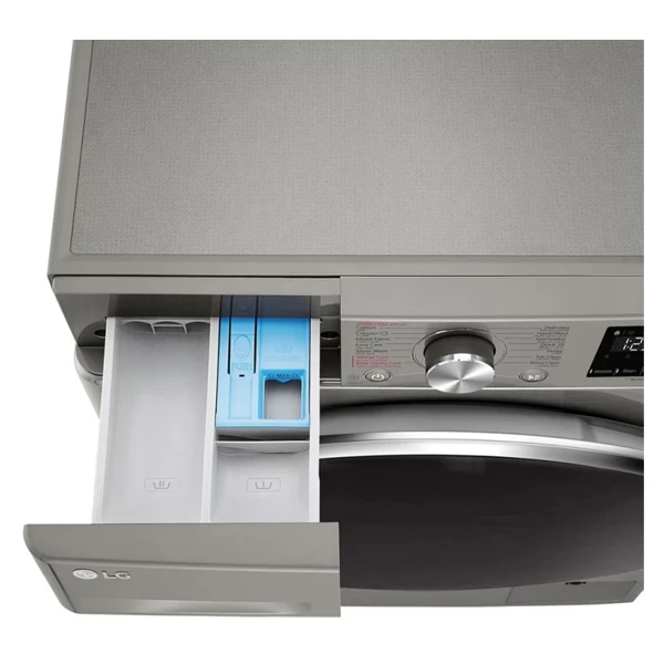 محفظه مواد شوینده  ماشین لباسشویی ال جی F4R3VYGCP  رنگ نقره ای پلاتینیومی