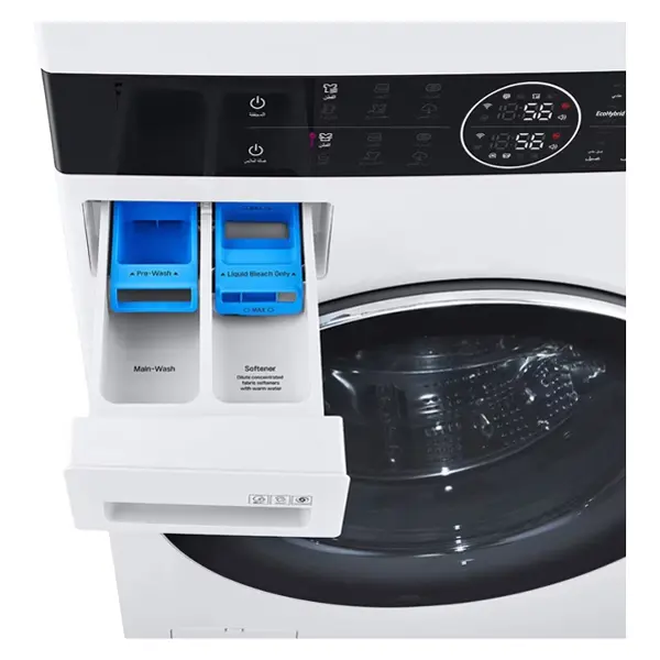 محفظه مواد شوینده ماشین لباسشویی و خشک کن ال جی مدل WT2116WRK رنگ سفید