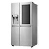 یخچال فریزر ساید بای ساید 3 درب 24 فوت ال جی مدل GR-X260JSGW رنگ نقره ای از نمای کنار