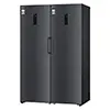یخچال فریزر دوقلو ال جی مدل GC-B511EADM و GC-B514EAFM رنگ دودی نمای کنار