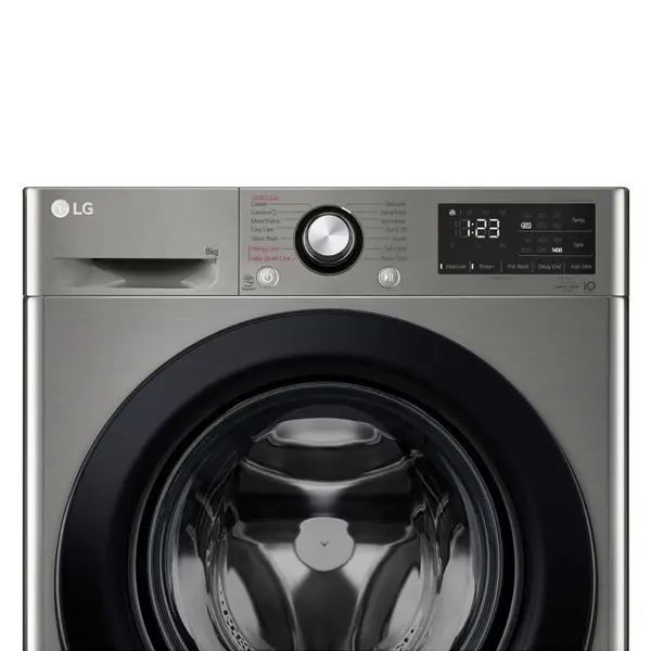 پنل کنترلی ماشین لباسشویی ال جی F4R3TYG6P رنگ نقره ای پلاتینیومی