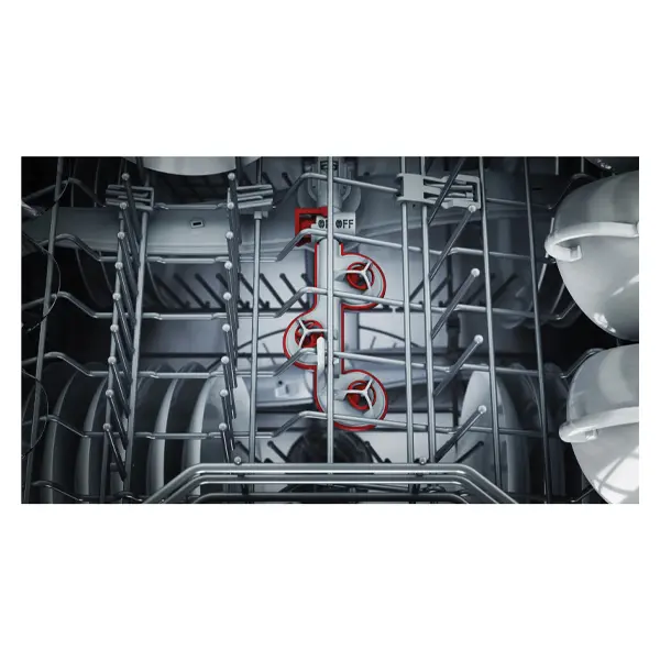 ماشین ظرفشویی بوش مدل SMS4HMI65M رنگ نقره ای با قابلیت Extra Clean Zone 