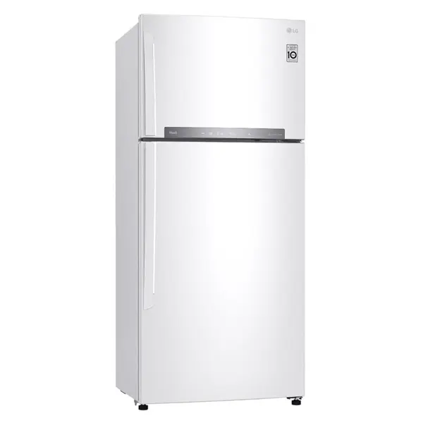 یخچال فریزر بالا پایین دو درب 20 فوت ال جی مدل GN-F782HQHL رنگ سفید نمای کنار