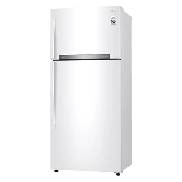یخچال فریزر بالا پایین دو درب 20 فوت ال جی مدل GN-F782HQHL رنگ سفید نمای کنار