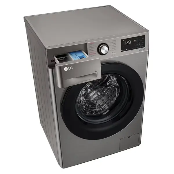 ماشین لباسشویی ال جی F4R3TYG6P رنگ نقره ای پلاتینیومی