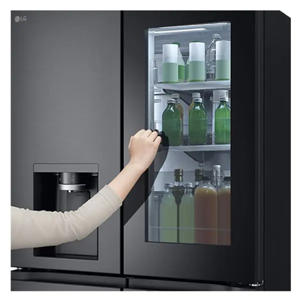 یخچال فریزر فرنچ چهار درب ال جی GR-X39FFCRL رنگ دودی با قابلیت اینستاویو