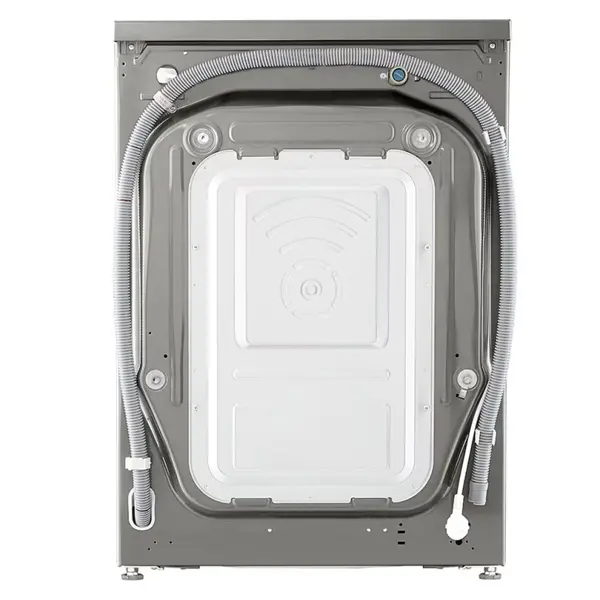 ماشین لباسشویی ال جی F4R3TYG6P رنگ نقره ای پلاتینیومی از پشت