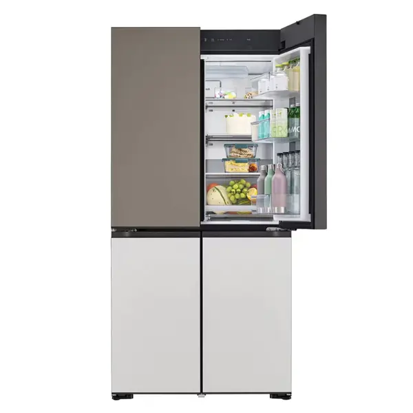 خرید وقیمت یخچال فریزر ال جی مدل GMV960NNME رنگ سفید و خاکستری