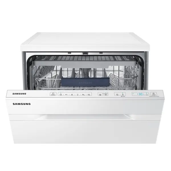 صفحه نمایش مخفی و دکمه های کنترلی ماشین ظرفشویی سامسونگ DW60M9530FW رنگ سفید