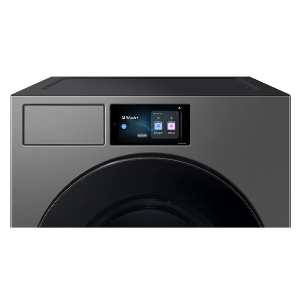 صفحه نمایش  LCD ماشین لباسشویی و خشک کن سامسونگ WD90F22BCS رنگ خاکستری تیره