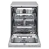 محفظه داخلی ماشین ظرفشویی 14 نفره سه طبقه ال جی مدل DFC335HP رنگ نقره ای پلاتینیومی