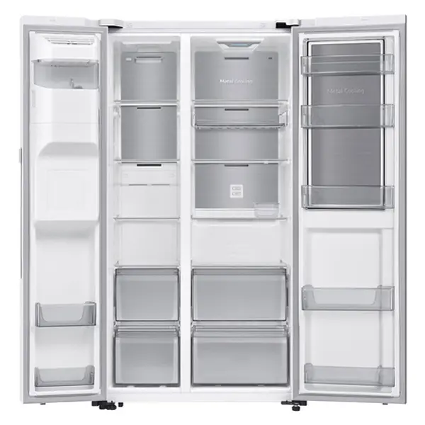 یخچال فریزر ساید بای ساید دو درب از داخل