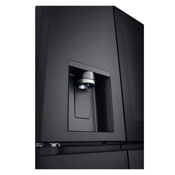 یخچال فریزر فرنچ چهار درب ال جی GR-X39FFCRL رنگ دودی نمای از آب ریز و یخ ریز