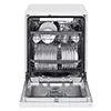 ماشین ظرفشویی 14 نفره سه طبقه ال جی مدل DFC435FW رنگ سفید با درب باز
