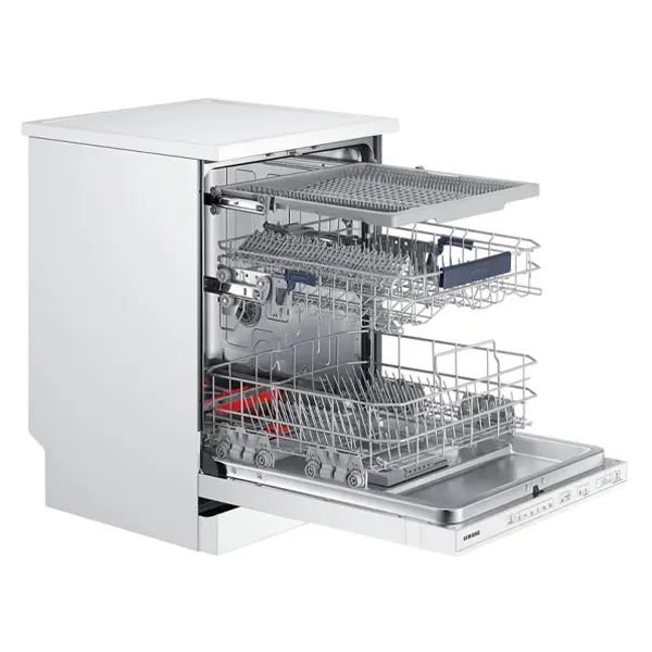 ماشین ظرفشویی سامسونگ DW60M9530FW رنگ سفید با قابلیت نتظیم ارتفاع سبد