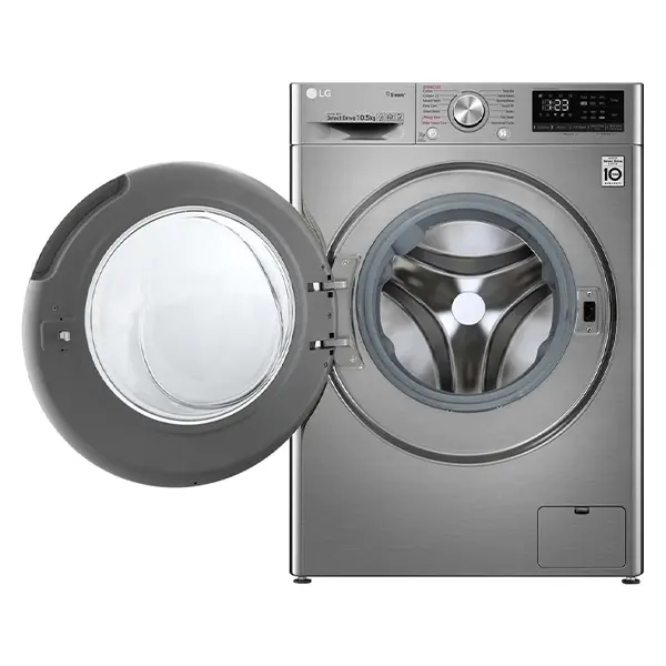 خرید ماشین لباسشویی هوشمند ال جی F4V5RYP2T رنگ نقره ای  