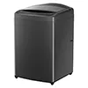 ماشین لباسشویی و پتوشور ال جی T18H3SDHT2 رنگ دودی از نمای کنار
