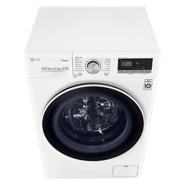  ماشین لباسشویی 1400 دور ال جی F4V5RYP0W رنگ سفید