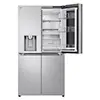 یخچال فریزر فرنچ چهار درب 23 فوت ال جی مدل GMX946NS9F رنگ نقره ای از جلو