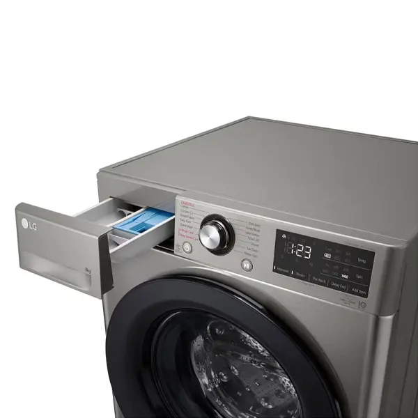 ماشین لباسشویی ال جی F4R3TYG6P رنگ نقره ای پلاتینیومی