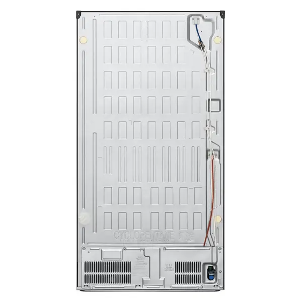 یخچال فریزر فرنچ چهار درب ال جی مدل GR-X33FFCRL رنگ دودی از نمای پشت