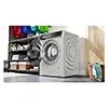  ماشین لباسشویی بوش WGB2560X0 رنگ نقره ای از نمای کنار