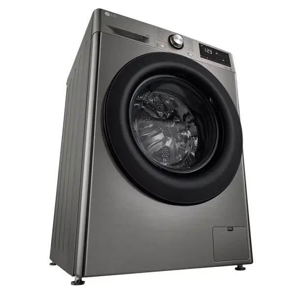 ماشین لباسشویی ال جی F4R3TYG6P رنگ نقره ای پلاتینیومی با سرعت چرخش 1400 دور در دقیقه