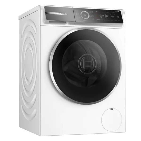 ماشین لباسشویی بوش مدل WGB24400ME رنگ سفید از نمای کنار