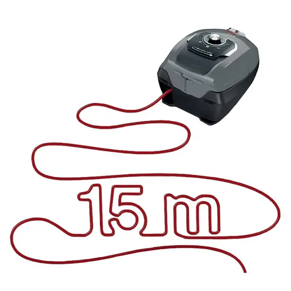 جاروبرقی بوش BGL8PRO5 دارای سیم برق 12 متری و شعاع کارکرد 15 متری