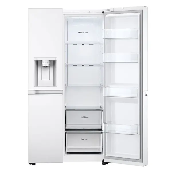 یخچال فریزر دو درب ال جی GC-J257SQSV از نمای جلو