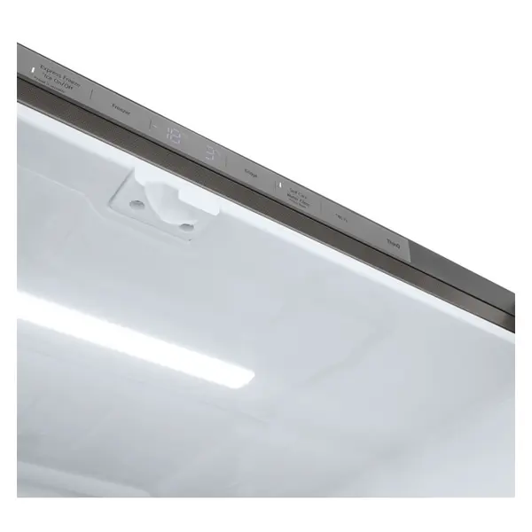 یخچال فریزر فرنچ چهار درب  ازمدل GR-X39FFLRL رنگ نقره ای  نمای از پنل کنترلی 