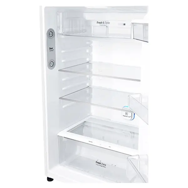 یخچال فریزر بالا پایین ال جی مدل GN-F782HQHL رنگ سفید نمای داخل