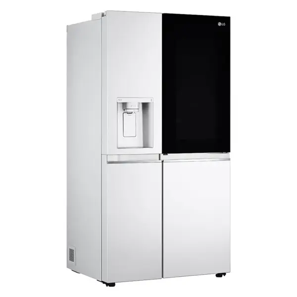 یخچال فریزر ساید بای ساید دو درب  ال جی GR-X348CQFS رنگ سفید از نمای کنار