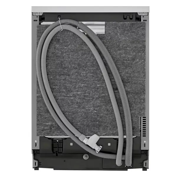 ماشین ظرفشویی 14 نفره دو طبقه ال جی مدل DFC612FV رنگ نقره ای از نمای پشت