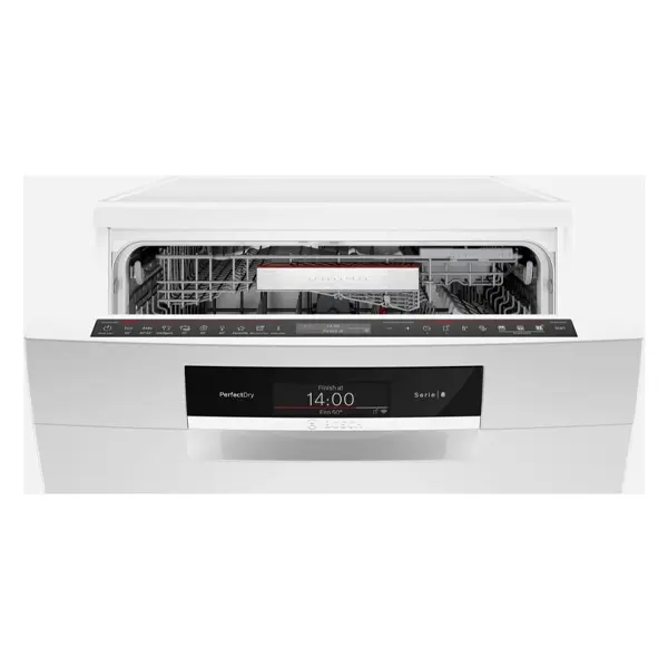 صفحه نمایش و پنل کنترلی ماشین ظرفشویی بوش SMS8ZDW86Q رنگ سفید