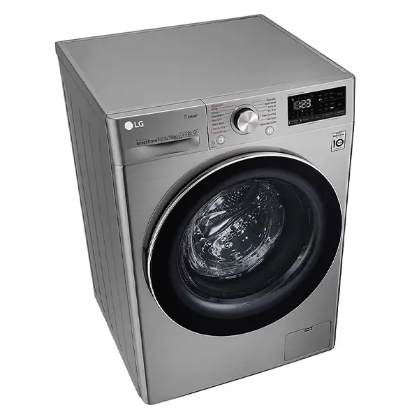  ماشین لباسشویی 1400 دور ال جی F4V5RGP2T رنگ نقره ای