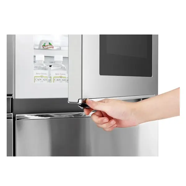 یخچال فریزر ال جی مدل GR-X260JSGW رنگ نقره ای نمای از دستگیره مخفی