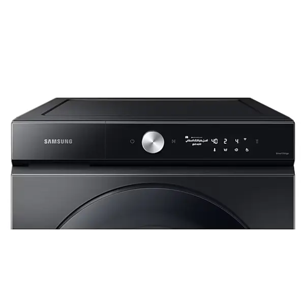 دکمه های کنترلی و صفحه نمایش ماشین لباسشویی  WD22B6400KV رنگ مشکی