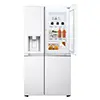 یخچال فریزر دو درب ال جی GC-J257SQSV از نمای جلو