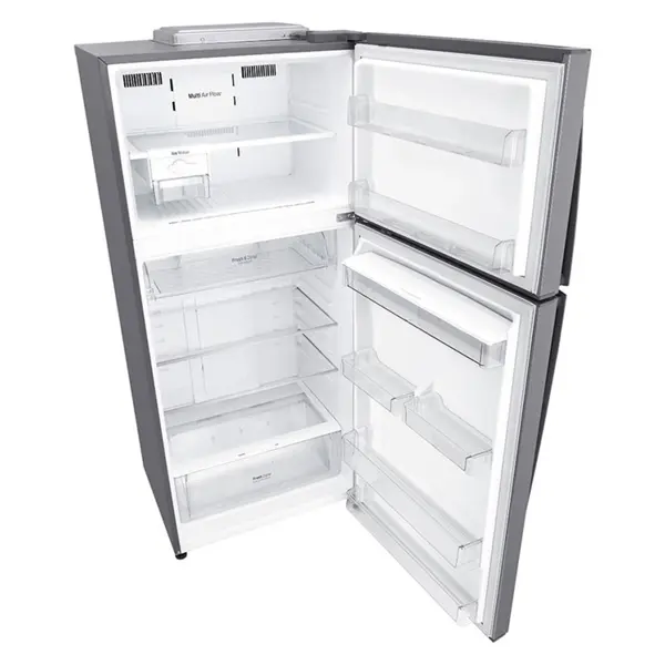 یخچال فریزر ال جی مدل GN-F782HFHL رنگ نقره ای نمای داخل