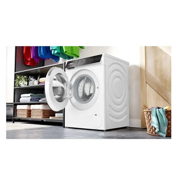ماشین لباسشویی بوش WGB256A90 رنگ سفید از نمای کنار