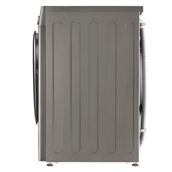 ماشین لباسشویی ال جی F4R3VYGCP  رنگ نقره ای پلاتینیومی از نمای بغل