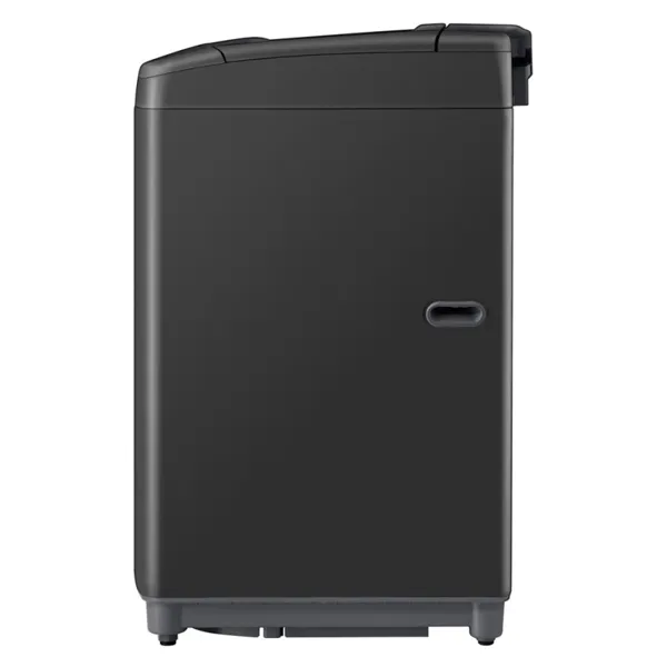 ماشین لباسشویی و پتوشور ال جی T1685NEHT2 رنگ دودی از نمای بغل