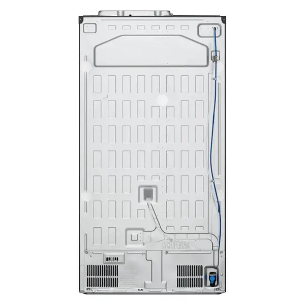 یخچال فریزر ساید بای ساید سه درب 24 فوت ال جی مدل GC-J267FLJW رنگ نقره ای  از نمای پشت