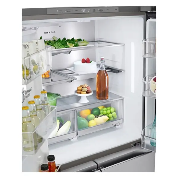 یخچال فریزر ال جی مدل GMX946NS9F رنگ نقره ای