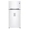 یخچال فریزر بالا پایین دو درب 20 فوت ال جی مدل GN-F782HQHL رنگ سفید نمای جلو