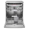 ماشین ظرفشویی بوش مدل رSMS4HMI65M رنگ نقره ای از جلو با درب باز